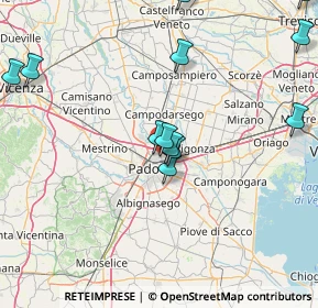 Mappa Via Beato Giuseppe Cafasso, 35133 Padova PD, Italia (18.01333)