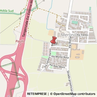 Mappa Via San Francesco, 25, 26833 Merlino, Lodi (Lombardia)