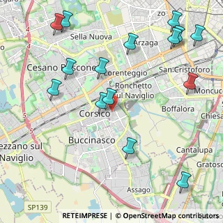 Mappa Via Francesco Petrarca, 20090 Corsico MI, Italia (2.64333)