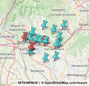 Mappa Via delle Rose, 37030 Colognola ai Colli VR, Italia (9.901)