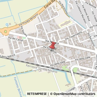 Mappa Via Parazzolo, 9, 28069 Trecate, Novara (Piemonte)