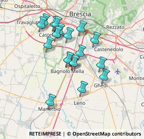 Mappa Via Concarena, 25021 Bagnolo Mella BS, Italia (6.36056)