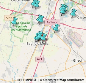 Mappa Via Concarena, 25021 Bagnolo Mella BS, Italia (3.94286)