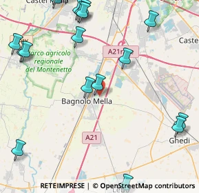 Mappa Via Concarena, 25021 Bagnolo Mella BS, Italia (6.012)