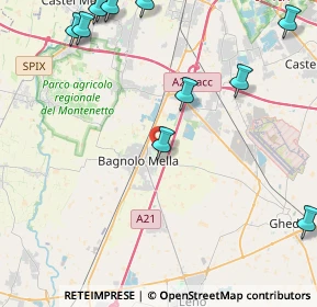 Mappa Via Concarena, 25021 Bagnolo Mella BS, Italia (6.22)