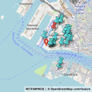 Mappa Dorsoduro Santa Marta, 30123 Venezia VE, Italia (0.39565)