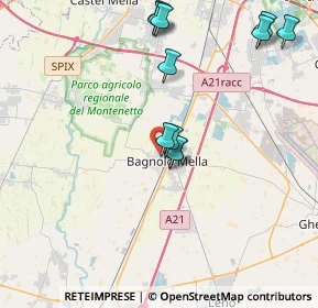 Mappa Via Giacomo Leopardi, 25021 Bagnolo Mella BS, Italia (4.08818)