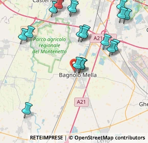 Mappa Via Giacomo Leopardi, 25021 Bagnolo Mella BS, Italia (4.63526)