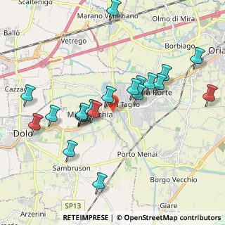 Mappa Via dei Pini, 30034 Mira VE, Italia (1.991)