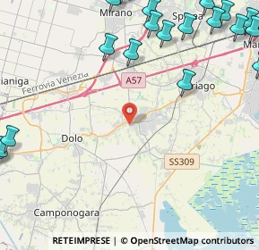 Mappa Via dei Pini, 30034 Mira VE, Italia (6.7935)