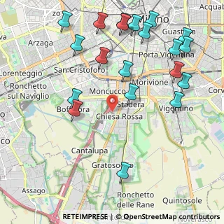 Mappa Via Donna Prassede, 20143 Milano MI, Italia (2.5595)
