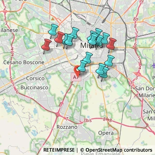 Mappa Via Donna Prassede, 20143 Milano MI, Italia (3.41667)