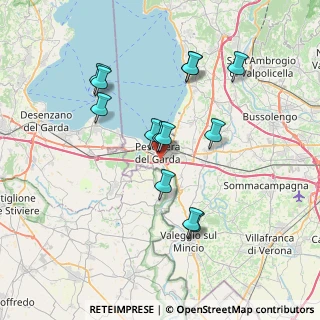 Mappa Via Lazio, 37019 Peschiera del Garda VR, Italia (6.69923)