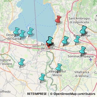 Mappa Via Lazio, 37019 Peschiera del Garda VR, Italia (7.951)