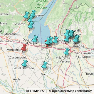 Mappa Via Lazio, 37019 Peschiera del Garda VR, Italia (16.0055)