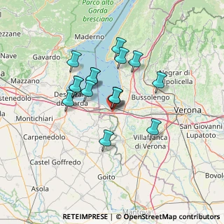 Mappa Via Lazio, 37019 Peschiera del Garda VR, Italia (10.72938)