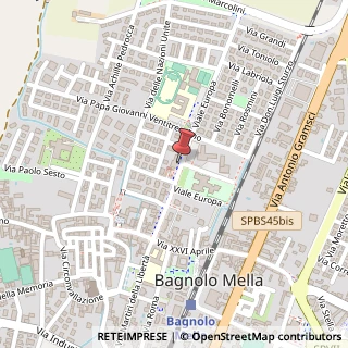 Mappa Viale Europa, 7/A, 25021 Bagnolo Mella, Brescia (Lombardia)
