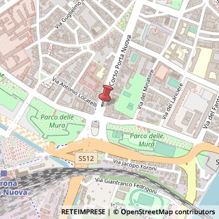 Mappa Corso Porta Nuova,  133, 37122 Verona, Verona (Veneto)