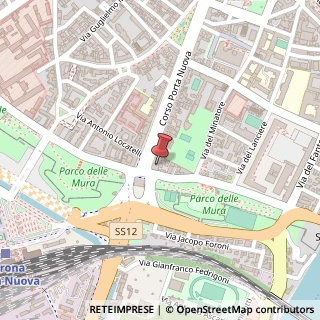 Mappa Corso Porta Nuova, 133, 37122 Verona, Verona (Veneto)