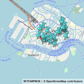 Mappa Rio Terrà Ognissanti, 30123 Venezia VE, Italia (0.713)
