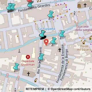 Mappa Rio Terrà Ognissanti, 30123 Venezia VE, Italia (0.0375)