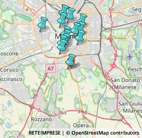 Mappa Via Cascina Belcasule, 20141 Milano MI, Italia (3.48667)