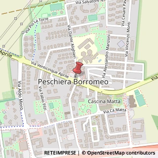 Mappa Via XXV Aprile, 2, 20068 Peschiera Borromeo, Milano (Lombardia)
