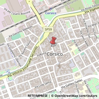 Mappa Via Cavour, 35, 20094 Corsico, Milano (Lombardia)