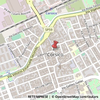 Mappa Via cavour camillo benso 1, 20094 Corsico, Milano (Lombardia)