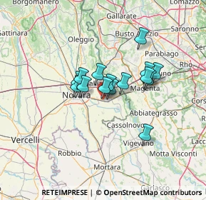 Mappa Via Parazzolo, 28069 Trecate NO, Italia (9.06467)