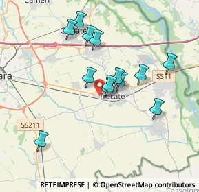 Mappa Via Parazzolo, 28069 Trecate NO, Italia (3.24769)