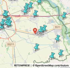 Mappa Via Parazzolo, 28069 Trecate NO, Italia (5.7585)