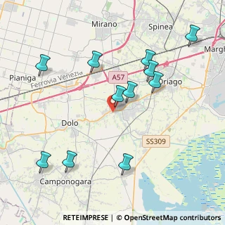 Mappa Via Guglielmo Marconi, 30034 Mira VE, Italia (4.33727)