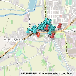 Mappa Via Guglielmo Marconi, 30034 Mira VE, Italia (0.2888)