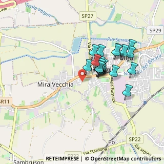 Mappa Via Guglielmo Marconi, 30034 Mira VE, Italia (0.731)