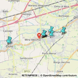 Mappa Via Guglielmo Marconi, 30034 Mira VE, Italia (1.52636)