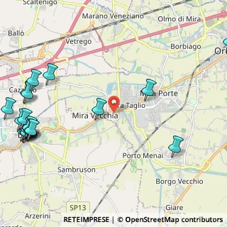 Mappa Via Guglielmo Marconi, 30034 Mira VE, Italia (3.269)