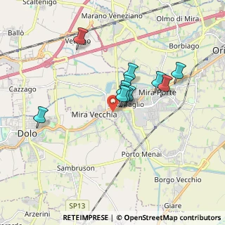 Mappa Via Guglielmo Marconi, 30034 Mira VE, Italia (1.41273)
