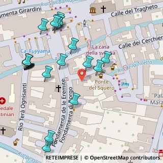 Mappa Fondamenta de le Eremite, 30123 Venezia VE, Italia (0.07273)