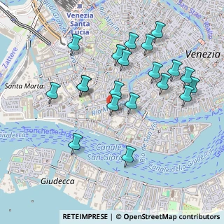 Mappa Fondamenta de le Eremite, 30123 Venezia VE, Italia (0.4925)