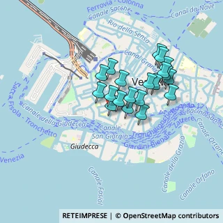 Mappa Fondamenta de le Eremite, 30123 Venezia VE, Italia (0.6685)