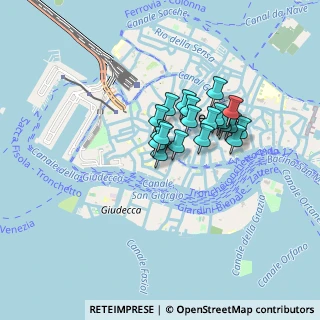 Mappa Fondamenta de le Eremite, 30123 Venezia VE, Italia (0.576)