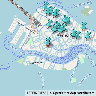 Mappa Fondamenta de le Eremite, 30123 Venezia VE, Italia (1.09778)