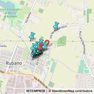 Mappa Via W. Brandt, 35030 Rubano PD, Italia (0.30654)