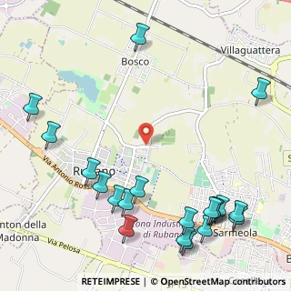 Mappa Via W. Brandt, 35030 Rubano PD, Italia (1.465)