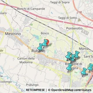 Mappa Via W. Brandt, 35030 Rubano PD, Italia (2.65727)