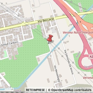 Mappa Via messedaglia 3, 37135 Sona, Verona (Veneto)