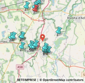 Mappa Strada Provinciale, 26833 Merlino LO, Italia (3.9385)