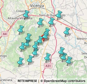 Mappa Via Don Giulio Ragnolo, 36024 Nanto VI, Italia (7.223)