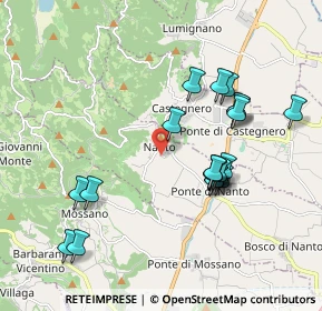 Mappa Via Don Giulio Ragnolo, 36024 Nanto VI, Italia (1.8995)
